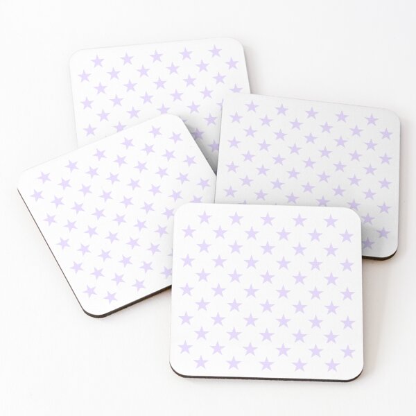 Item preview, Small LILAC and WHITE STARS  designed and sold by RachelMacht.