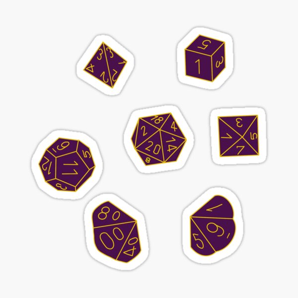 Item preview, D&D Polyhedral Dice  designed and sold by Aether-and-Ivy.