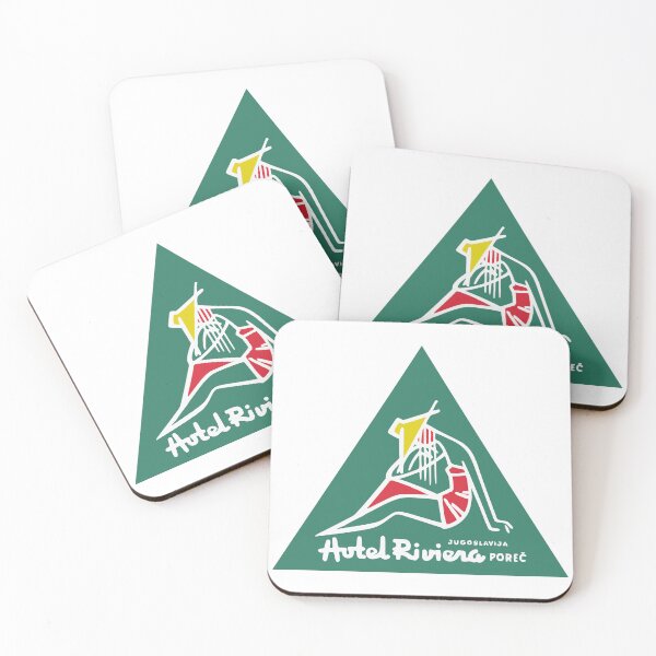 Item preview, Hotel Riviera Porec Yugoslavia - Vintage Travel Sticker - Vintage Luggage Label Croatia designed and sold by chrisrivait.