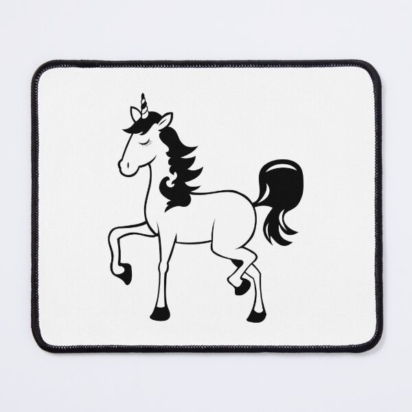 Item preview, Unicorn line art drawing designed and sold by LineArtDrawing.