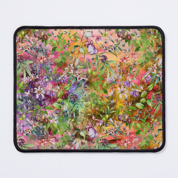 Item preview, Sweet florals and blooms, roses and flowers, botanical pattern, botanical pattern, flowers illustration, floral seamless, multicoloured yellow floral designed and sold by ZeinabTaha.
