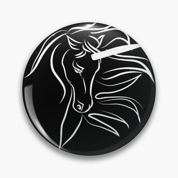 Item preview, Unicorn line art drawing designed and sold by LineArtDrawing.