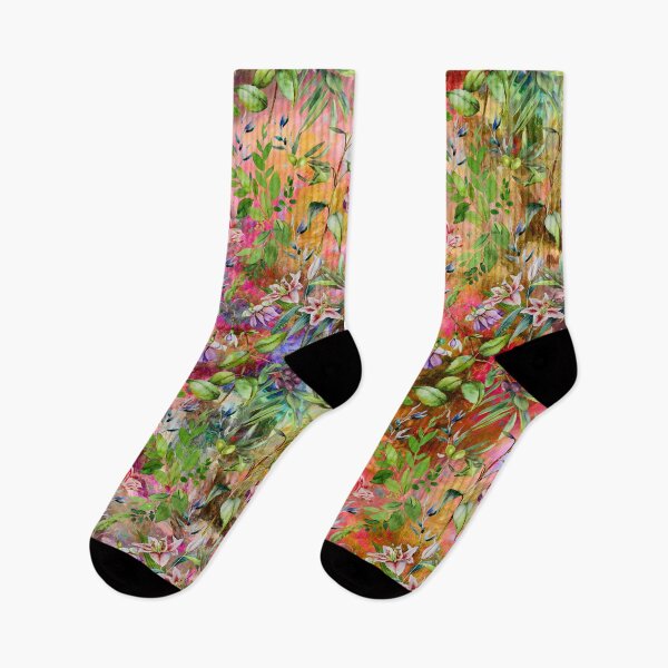 Item preview, Sweet florals and blooms, roses and flowers, botanical pattern, botanical pattern, flowers illustration, floral seamless, multicoloured yellow floral designed and sold by ZeinabTaha.