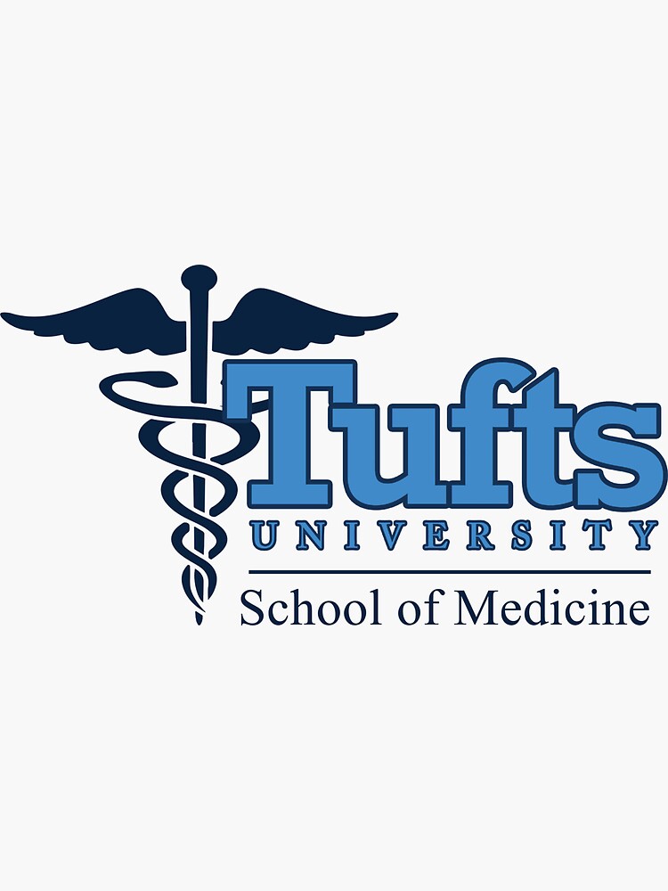 "Tufts University School of Medicine Apparel Navy" Sticker for Sale