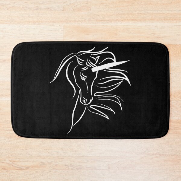 Item preview, Unicorn line art drawing designed and sold by LineArtDrawing.