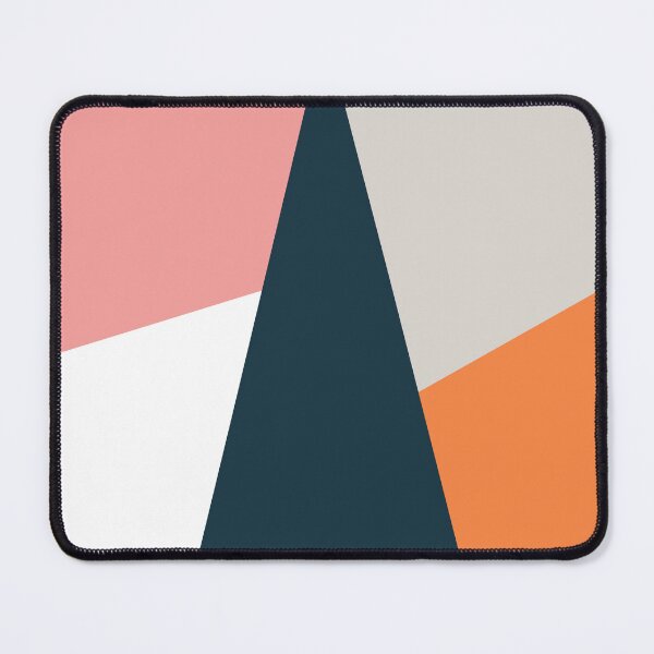 Item preview, Navy blue triangle with colorful geometric shapes designed and sold by BattaAnastasia.