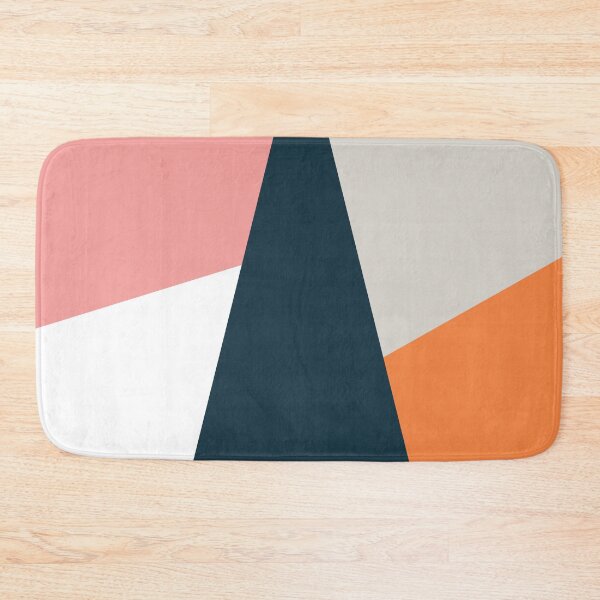 Item preview, Navy blue triangle with colorful geometric shapes designed and sold by BattaAnastasia.