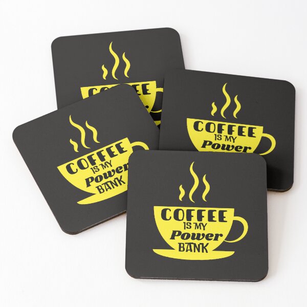 Item preview, Coffee is My Power Bank  designed and sold by thedazzlingmonk.