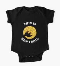 Pangolin So rolle ich Baby Body Kurzarm