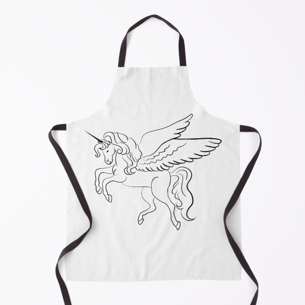 Item preview, Unicorn line art drawing designed and sold by LineArtDrawing.