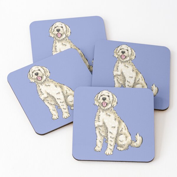 Item preview, Cute Yellow Labradoodle | Cute Dog Art designed and sold by shirinsart.