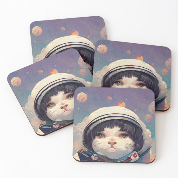 Item preview, Cute Astronaut Cat Portrait designed and sold by Pet Shelter.