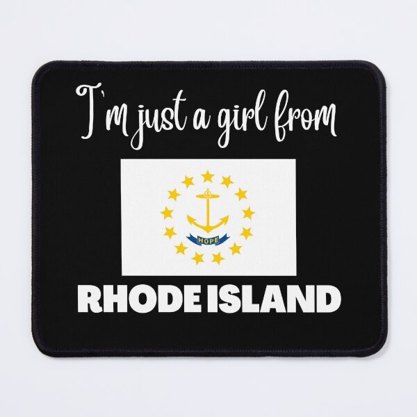 Item preview, I’m just a girl from Rhode Island- State pride design for women and girls designed and sold by DesignsByDaddy.