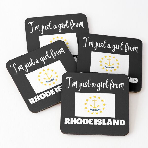 Item preview, I’m just a girl from Rhode Island- State pride design for women and girls designed and sold by DesignsByDaddy.