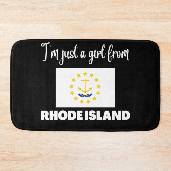 Item preview, I’m just a girl from Rhode Island- State pride design for women and girls designed and sold by DesignsByDaddy.