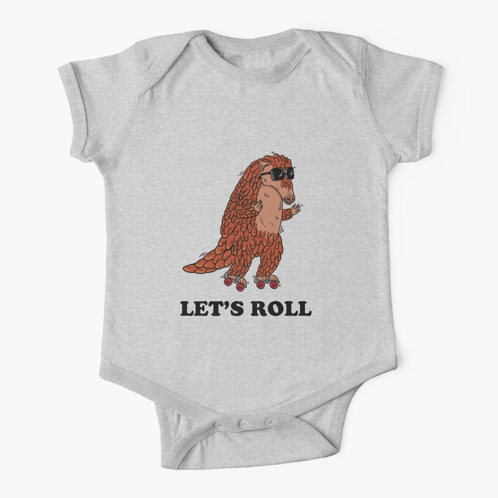 Pangolin Let S Roll Baby One Piece By Dumbshirts Redbubble