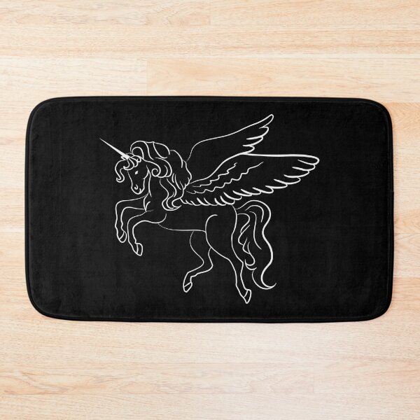 Item preview, Unicorn line art drawing designed and sold by LineArtDrawing.