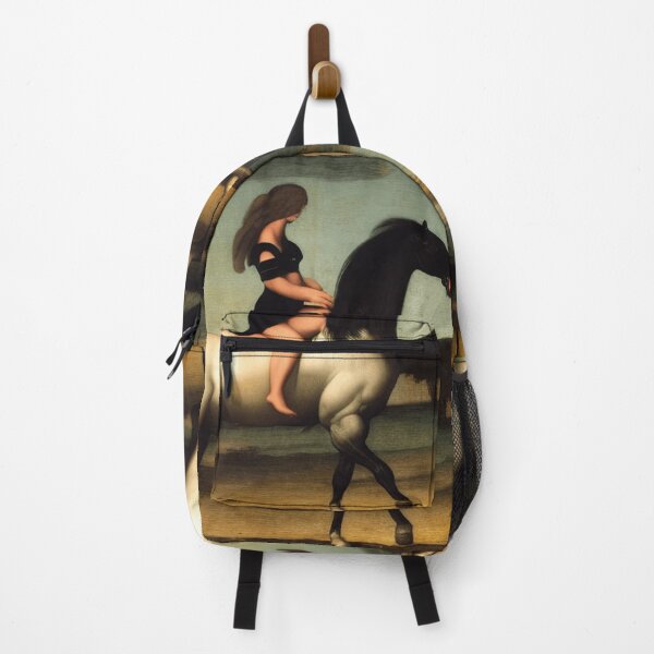 Item preview, Woman Riding a Stallion- Raphael art style designed and sold by No1Equestrian.