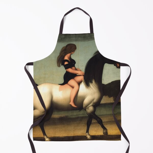 Item preview, Woman Riding a Stallion- Raphael art style designed and sold by No1Equestrian.