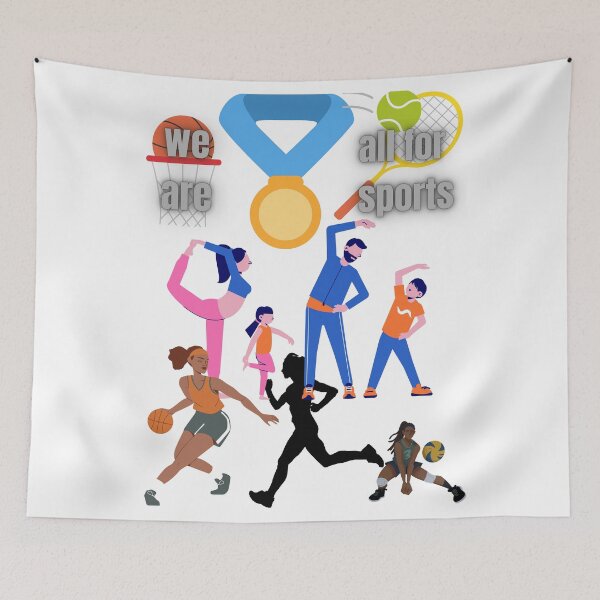 Item preview, we are all for sports designed and sold by DAYLIFE.