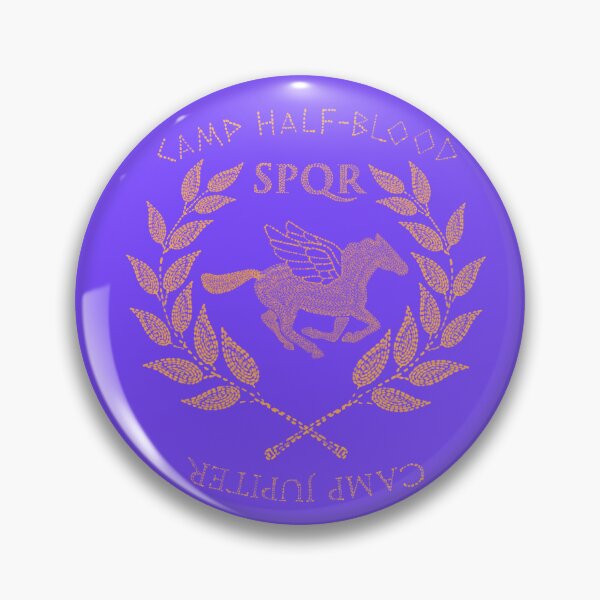 Item preview, Camp Half-Blood and Jupiter embroidery designed and sold by Beatrice De Nardi.