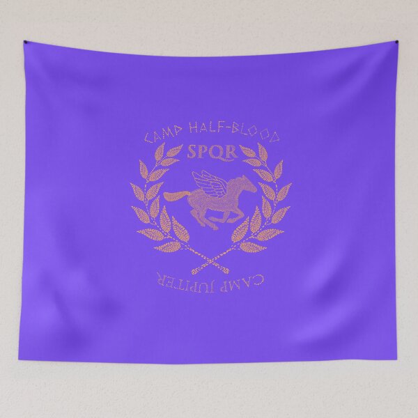 Item preview, Camp Half-Blood and Jupiter embroidery designed and sold by Beatrice De Nardi.