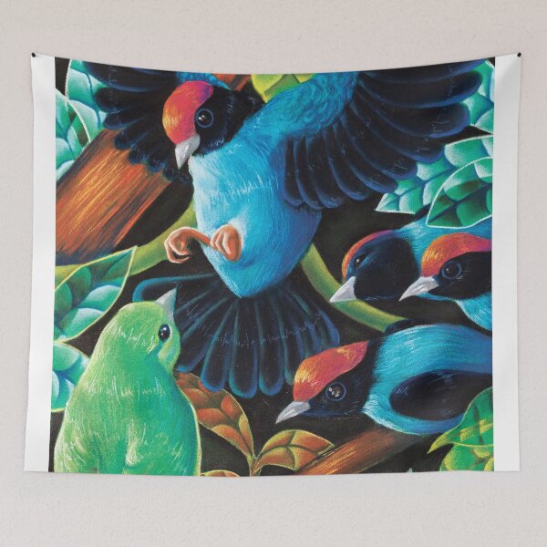 Item preview, Blue Manakin Dance designed and sold by JennyKirkStudio.
