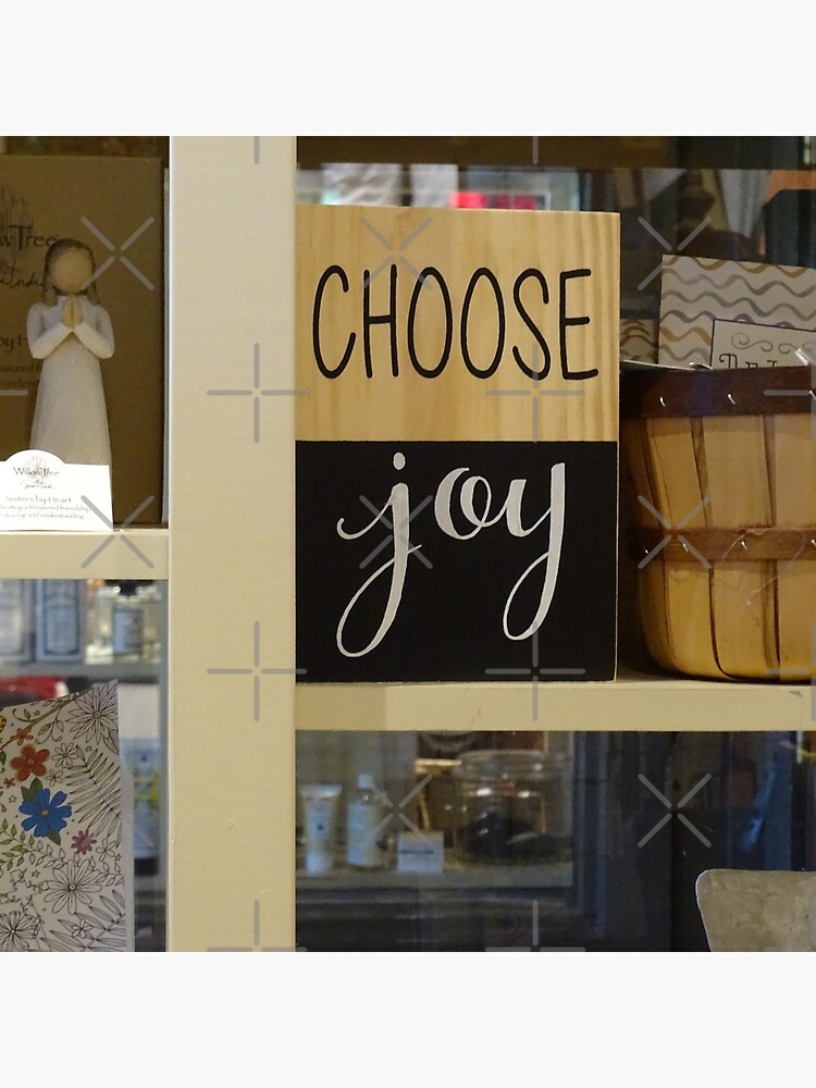 Choose Joy mask, Choose joy pin, Postive message by PicsByMi