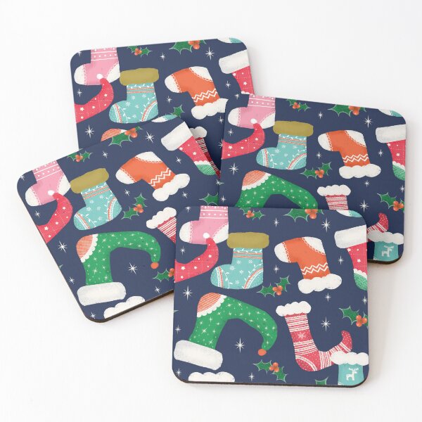 Item preview, christmas falalala blue -Stockings  designed and sold by susycosta.