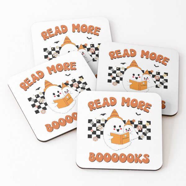 Item preview, Read More Books Groovy Halloween Ghost Read a Book designed and sold by mrxova.