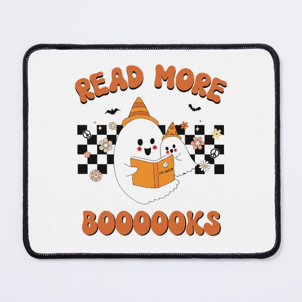 Item preview, Read More Books Groovy Halloween Ghost Read a Book designed and sold by mrxova.