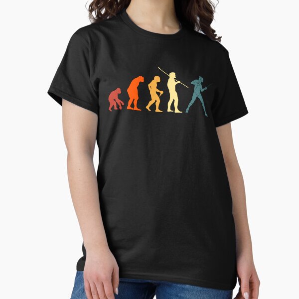 Item preview, Fencing Fencing Retro Evolution Sword Sport Fencer designed and sold by tshirtconcepts.