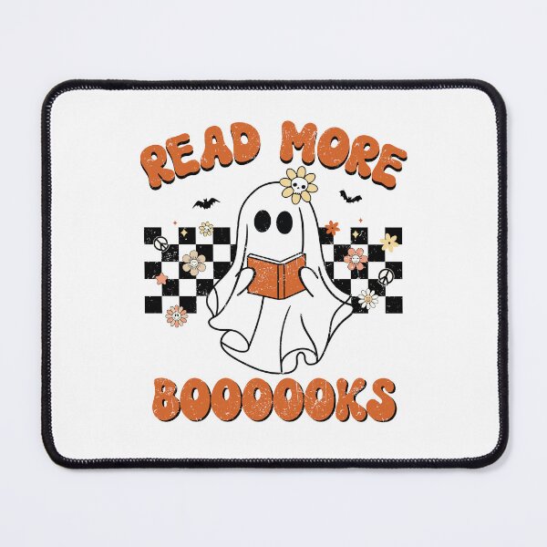 Item preview, Vintage Groovy Halloween Read More Books Cute Boo read a book designed and sold by mrxova.