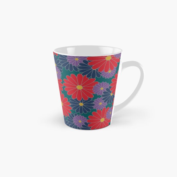 Splashy Fall Floral Tall Mug