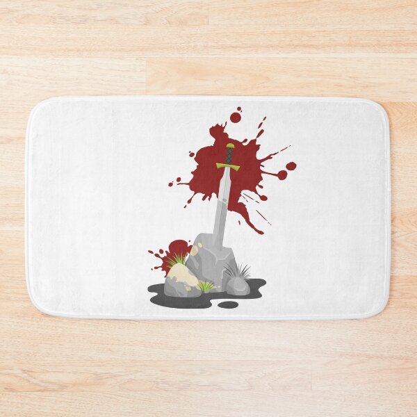Item preview, Sword in Stone Red Ink Colored designed and sold by wolfkin-design.