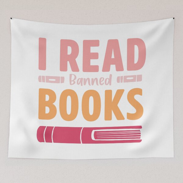 Item preview, I Read Banned Books designed and sold by Timegraf.
