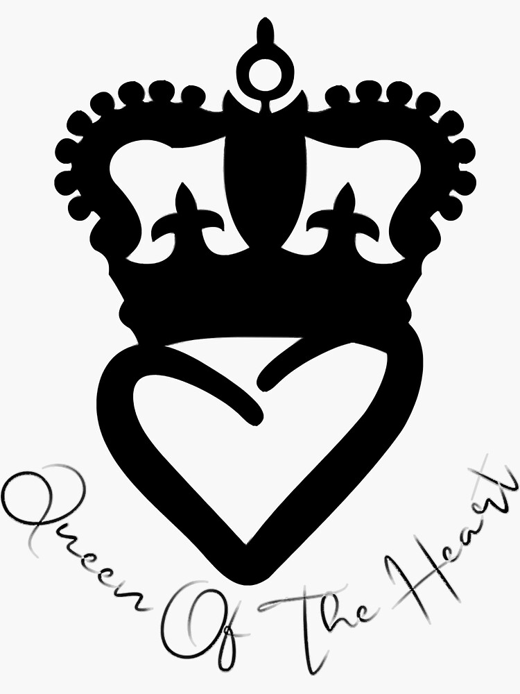 "Queen of heart" Sticker for Sale by Nanabnoam22 Redbubble