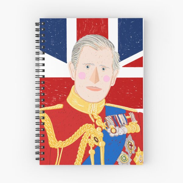 Item preview, King Charles III Against a Union Jack Background designed and sold by Adam Regester.