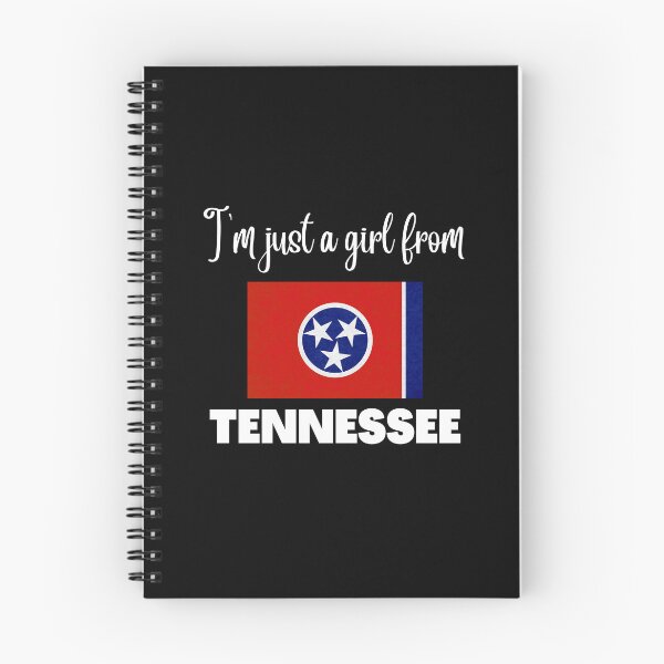 Item preview, I’m just a girl from Tennessee- State pride design for women and girls designed and sold by DesignsByDaddy.
