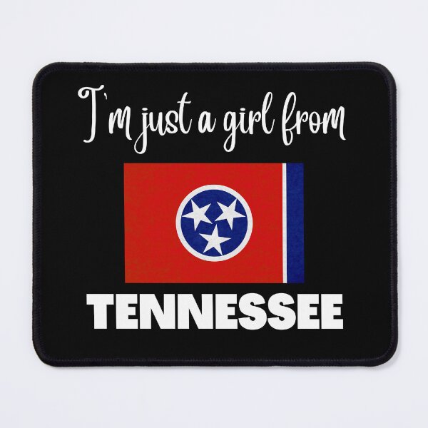 Item preview, I’m just a girl from Tennessee- State pride design for women and girls designed and sold by DesignsByDaddy.