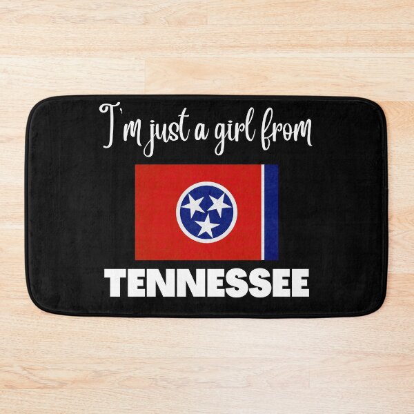 Item preview, I’m just a girl from Tennessee- State pride design for women and girls designed and sold by DesignsByDaddy.