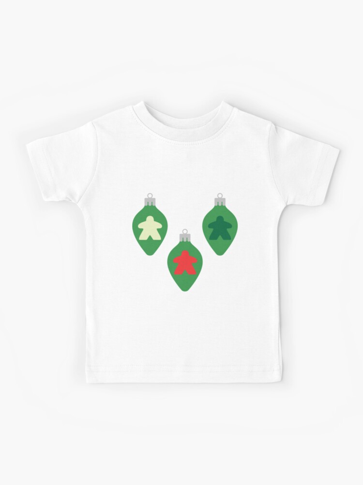 Green Meeple Christmas Tree T-Shirt - Meeple Shirts