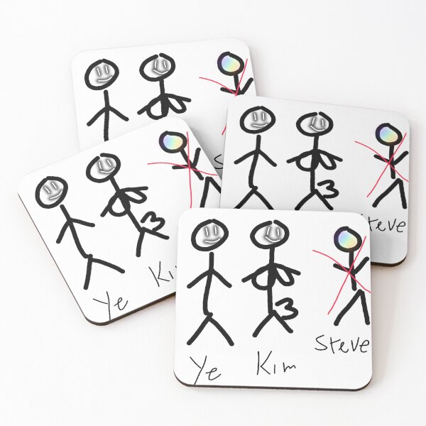 Item preview, Ye kim Steve sticker designed and sold by H3arthack3r.