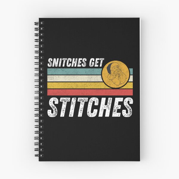 Item preview, Snitches Get Stitches Santa Funny Xmas designed and sold by Pixelish.