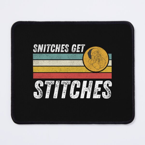 Item preview, Snitches Get Stitches Santa Funny Xmas designed and sold by Pixelish.