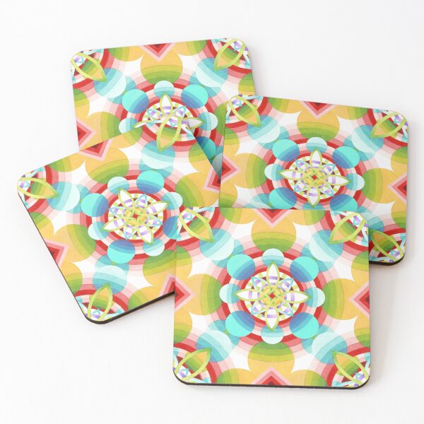 Item preview, Retro Ombre Flowers (large scale) designed and sold by PatriciaSheaDesigns.