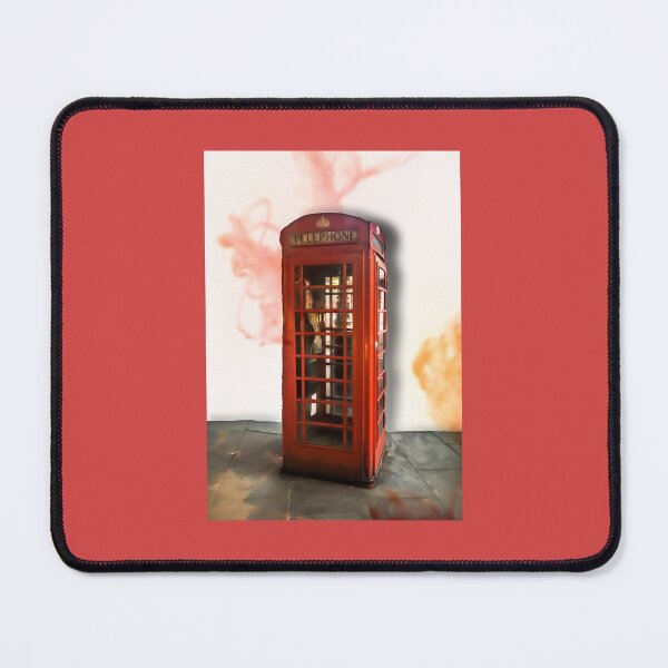 Item preview, Red Flare London Phone Box designed and sold by CrystalsArtPaws.