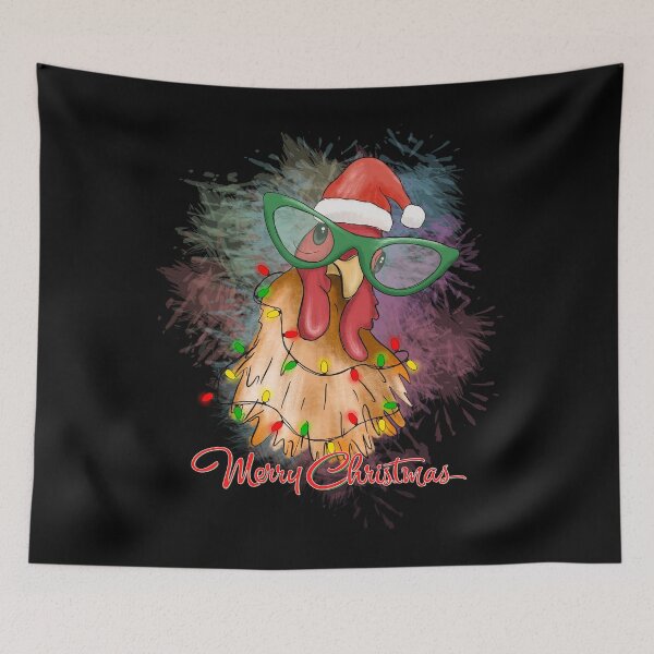 Item preview, Merry Chickens Funny Gifts for Christmas designed and sold by TajfunX.