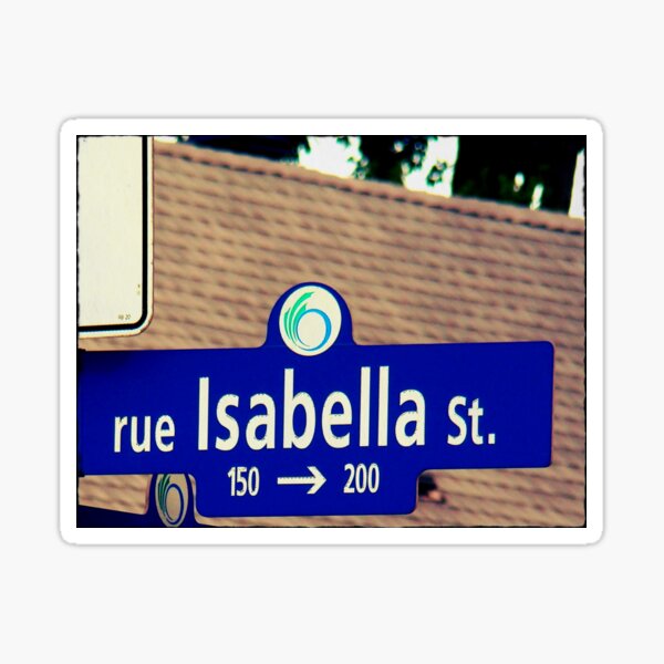 Isabella Sticker