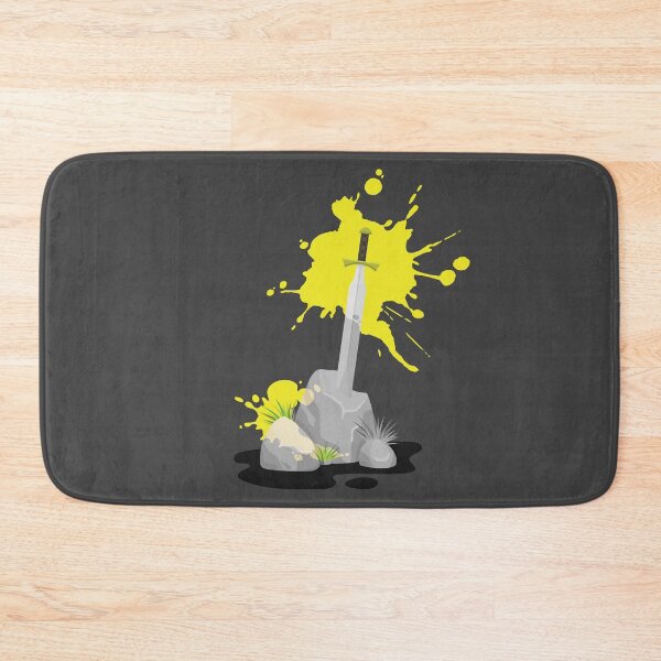 Item preview, Sword in Stone Yellow Ink Colored designed and sold by wolfkin-design.